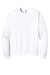 Jerzees IC48M Mens Ultimate CVC Crewneck Sweatshirt White Flat Front