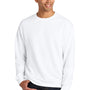 Jerzees Mens Ultimate CVC Crewneck Sweatshirt - White - COMING SOON
