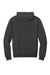 Jerzees IC49M Mens Ultimate CVC Hooded Sweatshirt Hoodie w/ Pouch Pocket Heather Black Ink Flat Back