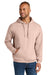 Jerzees IC49M Mens Ultimate CVC Hooded Sweatshirt Hoodie w/ Pouch Pocket Blush Pink Model Front