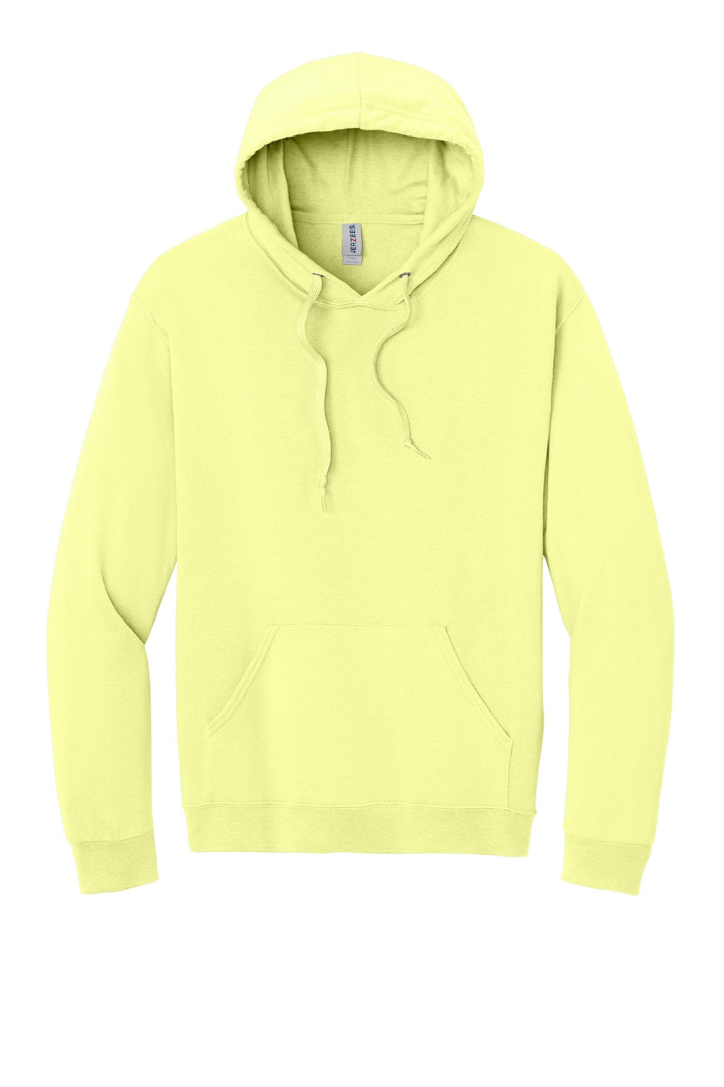 Jerzees IC49M Mens Ultimate CVC Hooded Sweatshirt Hoodie w/ Pouch Pocket Celery Juice Flat Front