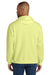 Jerzees IC49M Mens Ultimate CVC Hooded Sweatshirt Hoodie w/ Pouch Pocket Celery Juice Model Back