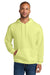 Jerzees IC49M Mens Ultimate CVC Hooded Sweatshirt Hoodie w/ Pouch Pocket Celery Juice Model Front