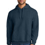 Jerzees Mens Ultimate CVC Hooded Sweatshirt Hoodie w/ Pouch Pocket - Heather Indigo Blue - COMING SOON