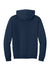 Jerzees IC49M Mens Ultimate CVC Hooded Sweatshirt Hoodie w/ Pouch Pocket Navy Blue Flat Back