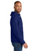 Jerzees IC49M Mens Ultimate CVC Hooded Sweatshirt Hoodie w/ Pouch Pocket Orchid Model Side