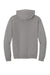 Jerzees IC49M Mens Ultimate CVC Hooded Sweatshirt Hoodie w/ Pouch Pocket Rock Grey Flat Back