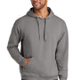 Jerzees Mens Ultimate CVC Hooded Sweatshirt Hoodie w/ Pouch Pocket - Rock Grey - COMING SOON