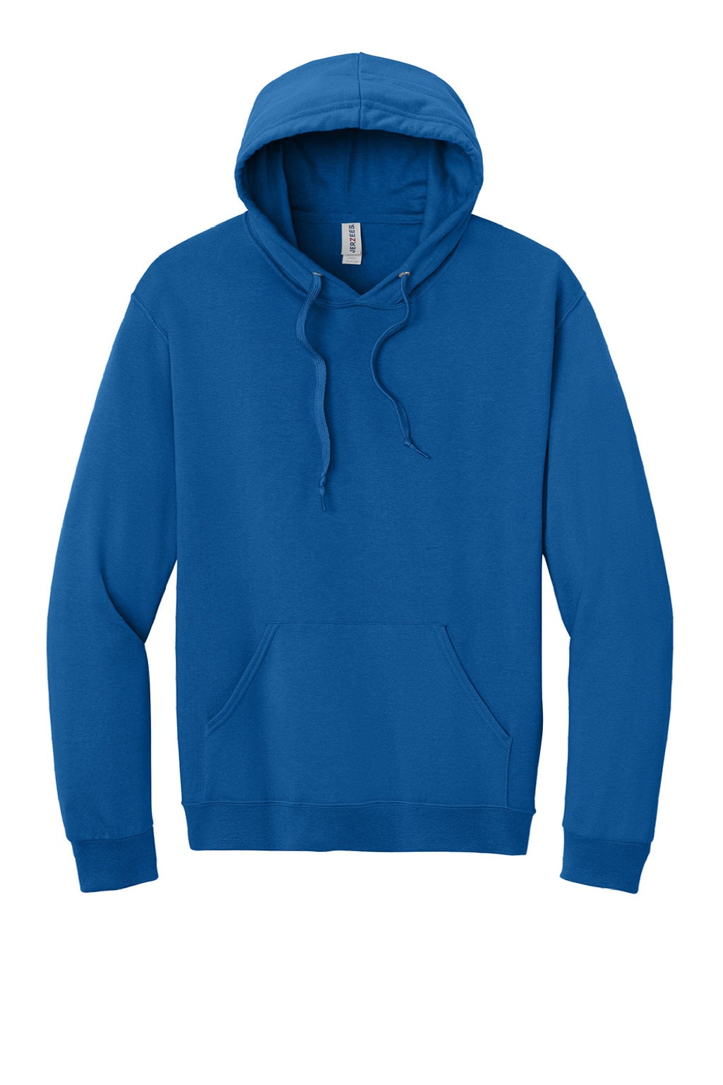 Jerzees IC49M Mens Ultimate CVC Hooded Sweatshirt Hoodie w/ Pouch Pocket Royal Blue Flat Front
