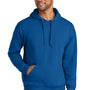 Jerzees Mens Ultimate CVC Hooded Sweatshirt Hoodie w/ Pouch Pocket - Royal Blue - COMING SOON