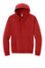 Jerzees IC49M Mens Ultimate CVC Hooded Sweatshirt Hoodie w/ Pouch Pocket True Red Flat Front
