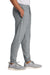 Jerzees IC50M Mens Ultimate CVC Jogger Sweatpants w/ Pockets Heather Grey Model Side