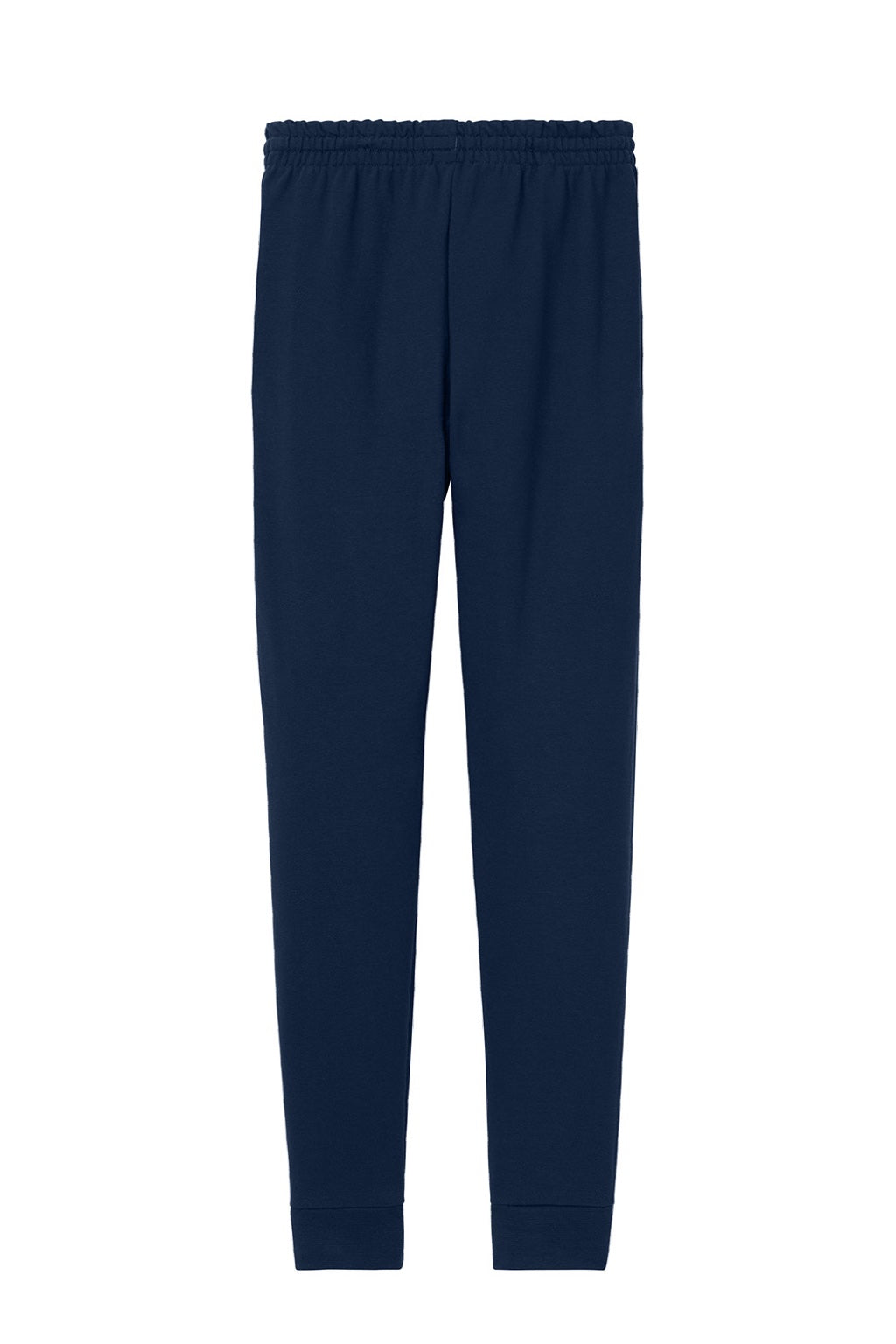 Jerzees IC50M Mens Ultimate CVC Jogger Sweatpants w/ Pockets Navy Blue Flat Back