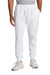 Jerzees IC50M Mens Ultimate CVC Jogger Sweatpants w/ Pockets White Model Front