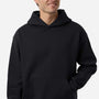 Independent Trading Company Mens Boulevard Heavyweight Hooded Sweatshirt Hoodie w/ Pouch Pocket - Black - New
