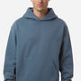 Independent Trading Company Mens Boulevard Heavyweight Hooded Sweatshirt Hoodie w/ Pouch Pocket - Storm Blue - New