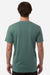 Independent Trading Company PRM180PT Mens Premium Pigment Dyed Short Sleeve Crewneck T-Shirt Pigment Alpine Green Model Back