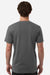 Independent Trading Company PRM180PT Mens Premium Pigment Dyed Short Sleeve Crewneck T-Shirt Pigment Black Model Back
