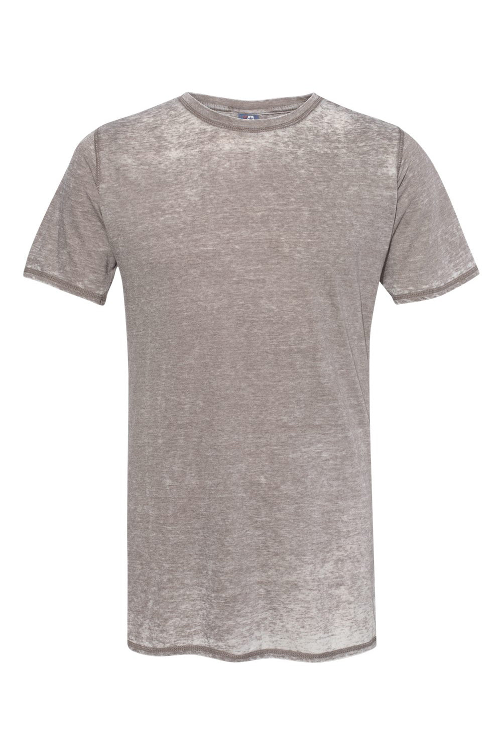 J America JA8115/8115 Mens Vintage Zen Jersey Short Sleeve Crewneck T-Shirt Cement Grey Flat Front