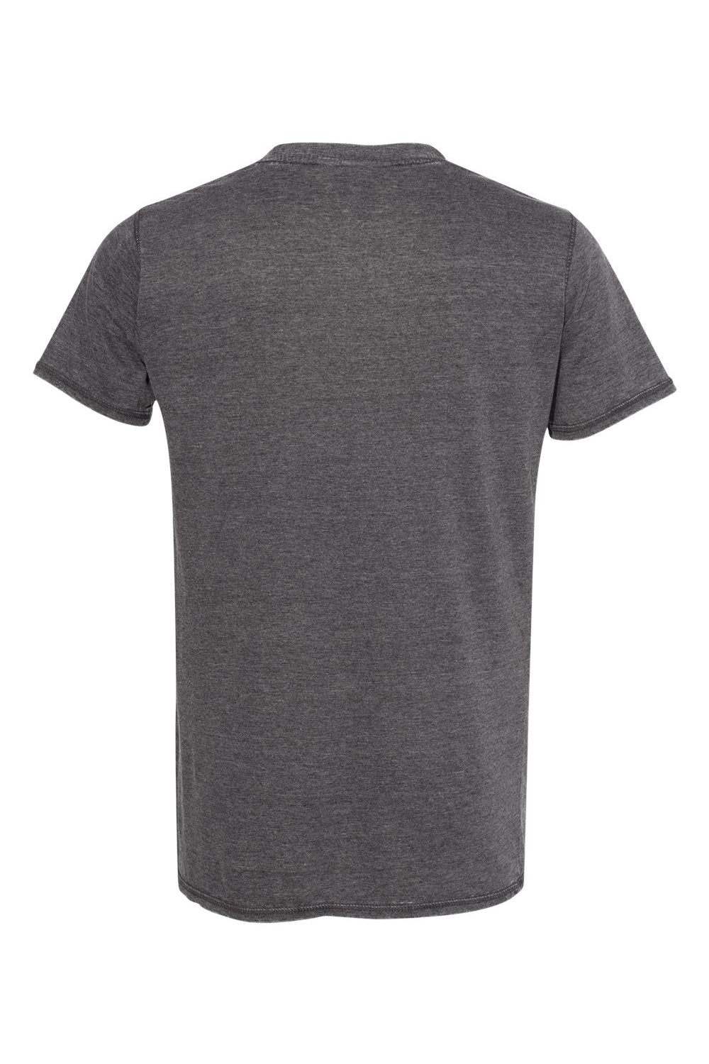 J America JA8115/8115 Mens Vintage Zen Jersey Short Sleeve Crewneck T-Shirt Dark Smoke Grey Flat Back