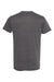 J America JA8115/8115 Mens Vintage Zen Jersey Short Sleeve Crewneck T-Shirt Dark Smoke Grey Flat Back