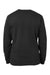 J America 8424JA Mens Premium Fleece Crewneck Sweatshirt Black Flat Back