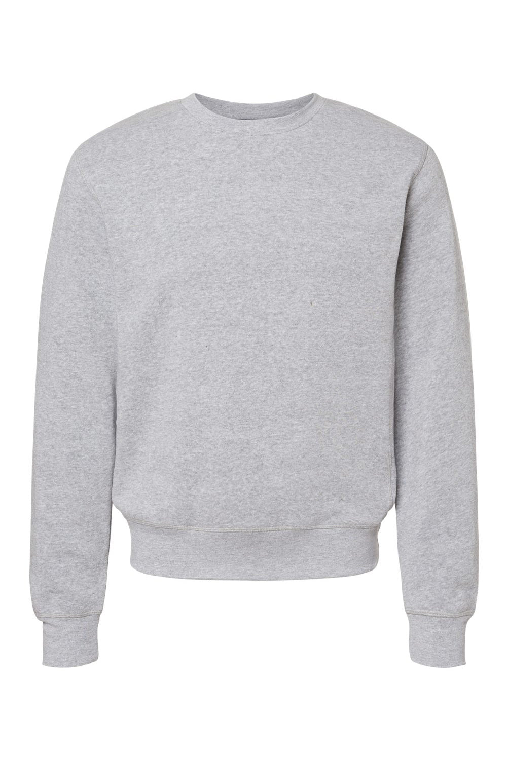 J America 8870JA Mens Crewneck Sweatshirt Grey Triblend Flat Front