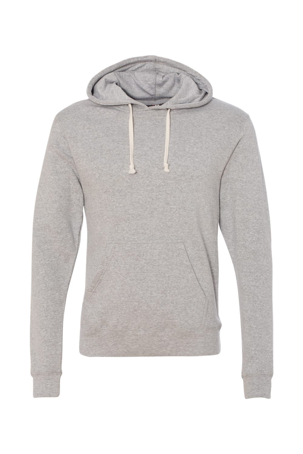 J America JA8871/8871 Mens Fleece Hooded Sweatshirt Hoodie w/ Pouch Pocket Grey Flat Front
