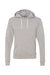 J America JA8871/8871 Mens Fleece Hooded Sweatshirt Hoodie w/ Pouch Pocket Grey Flat Front