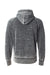 J America JA8915/8915 Mens Vintage Zen Burnout Fleece Hooded Sweatshirt Hoodie w/ Pouch Pocket Dark Smoke Grey Flat Back