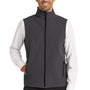 Port Authority Mens Core Wind & Water Resistant Full Zip Vest - Heather Charcoal Black