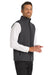 Port Authority J325 Mens Core Wind & Water Resistant Full Zip Vest Heather Charcoal Black Model Side