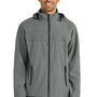 Port Authority Mens Torrent Waterproof Full Zip Hooded Jacket - Heather Dark Grey