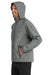 Port Authority J333 Mens Torrent Waterproof Full Zip Hooded Jacket Heather Dark Grey Model Side