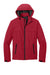Port Authority J333 Mens Torrent Waterproof Full Zip Hooded Jacket Deep Red Flat Front