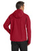 Port Authority J333 Mens Torrent Waterproof Full Zip Hooded Jacket Deep Red Model Back