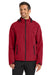Port Authority J333 Mens Torrent Waterproof Full Zip Hooded Jacket Deep Red Model Front