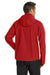 Port Authority J333 Mens Torrent Waterproof Full Zip Hooded Jacket Engine Red Model Back