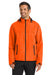 Port Authority J333 Mens Torrent Waterproof Full Zip Hooded Jacket Orange Crush Model Front