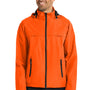 Port Authority Mens Torrent Waterproof Full Zip Hooded Jacket - Orange Crush