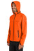 Port Authority J333 Mens Torrent Waterproof Full Zip Hooded Jacket Orange Crush Model Side