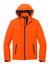 Port Authority J333 Mens Torrent Waterproof Full Zip Hooded Jacket Orange Crush Flat Front