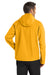 Port Authority J333 Mens Torrent Waterproof Full Zip Hooded Jacket Slicker Yellow Model Back