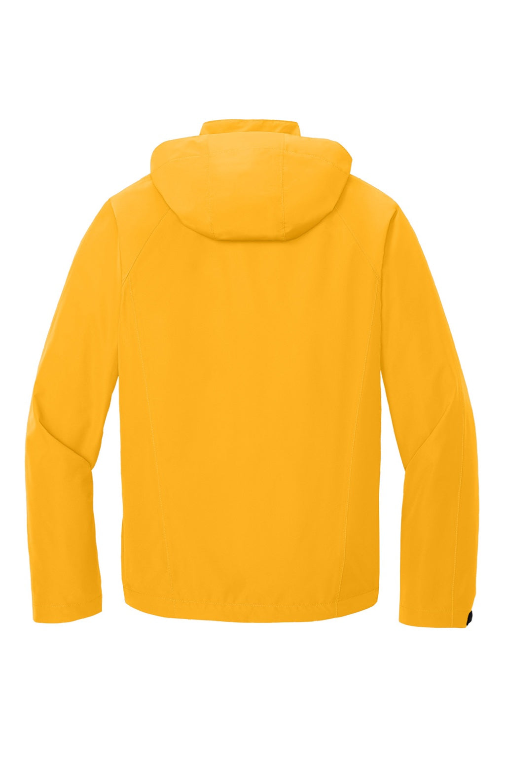 Port Authority J333 Mens Torrent Waterproof Full Zip Hooded Jacket Slicker Yellow Flat Back