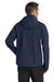 Port Authority J333 Mens Torrent Waterproof Full Zip Hooded Jacket True Navy Blue Model Back