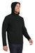 Port Authority J335 Mens Core Wind & Water Resistant Full Zip Hooded Jacket Black Model Side