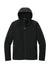Port Authority J335 Mens Core Wind & Water Resistant Full Zip Hooded Jacket Black Flat Front