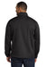 Port Authority J343 Mens Zephyr Wind & Water Resistant 1/4 Zip Jacket Black Model Back