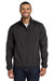 Port Authority J344 Mens Zephyr Wind & Water Resistant Full Zip Jacket Black Model Front