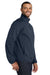 Port Authority J344 Mens Zephyr Wind & Water Resistant Full Zip Jacket Dress Navy Blue Model Side